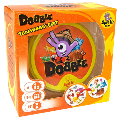 Настольная игра Dobble Животный Мир (Доббль Animals)