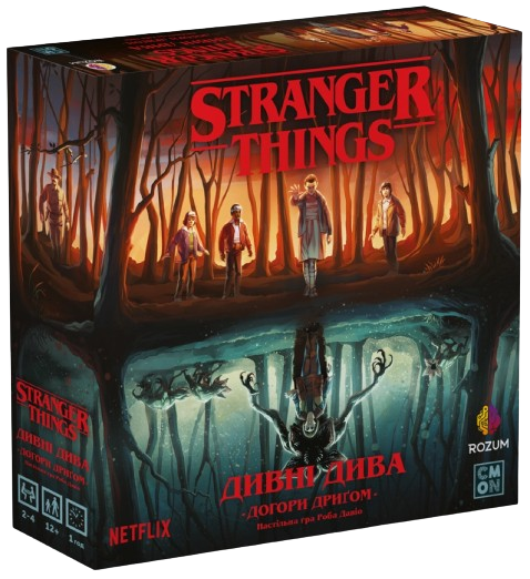 Настольная игра Очень странные дела: Вверх Дном (Stranger Things: Upside Down)