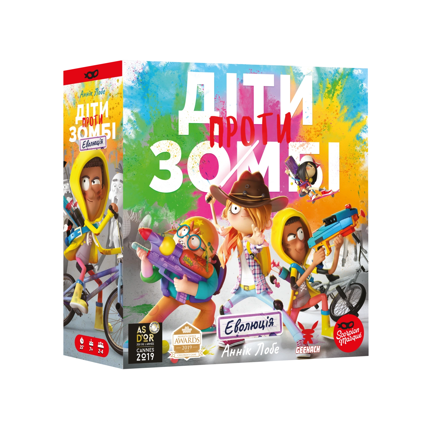 Настольная игра Зомби в школе  / Zombie Kidz Evolution