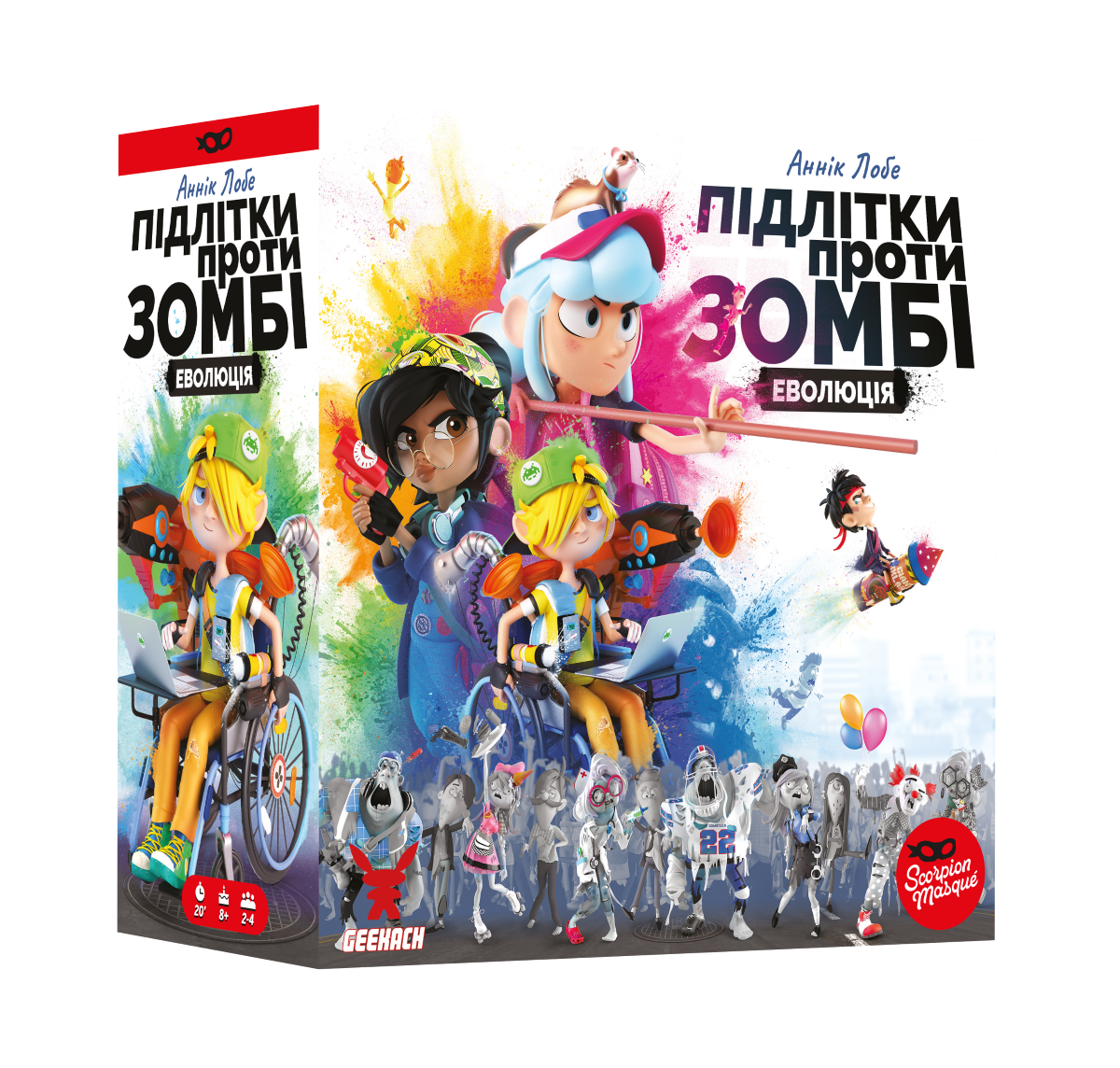 Настольная игра Зомби в городе  / Zombie Teenz Evolution