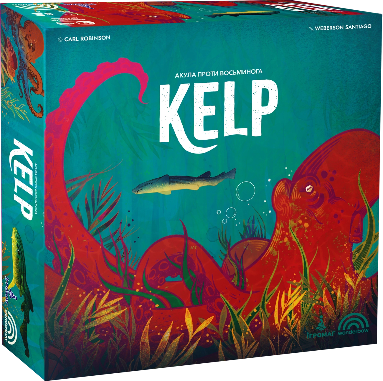 Настольная игра Kelp: Акула против Осьминога (Kelp: Shark vs Octopus)