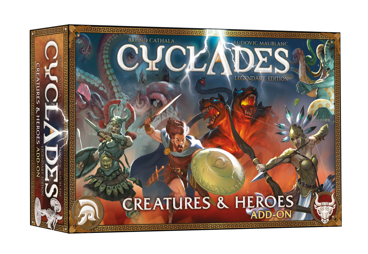 Дополнение Киклады. Легендарное издание - Монстры и герои / Cyclades: Creatures & Heroes