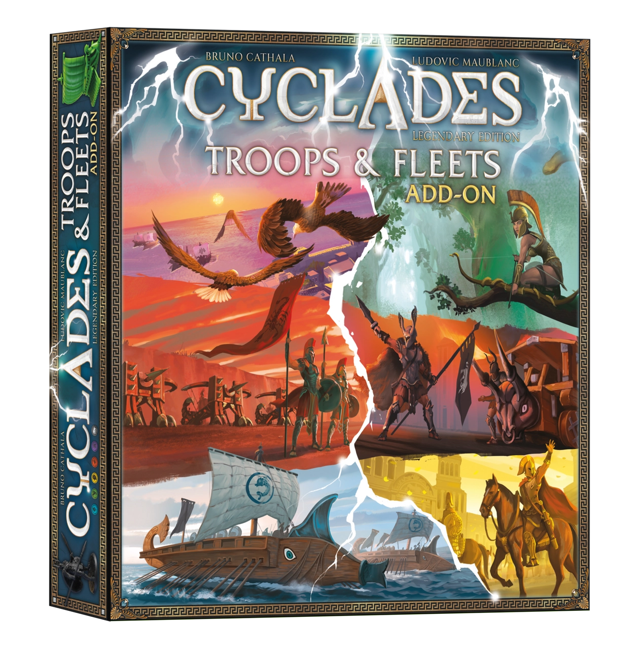 Дополнение Киклады. Легендарное издание - Отряды и флот / Cyclades: Troops & Fleets